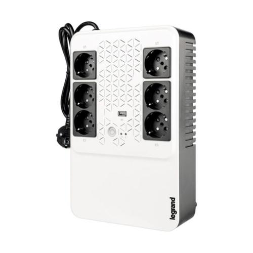 Legrand Keor Multiplug UPS 800VA - 6 French Sockets (4 Backup + 2