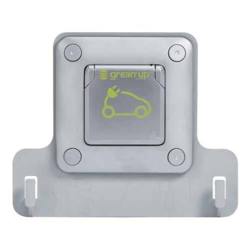 Flush mounting metal socket Green'up Access - IP55-IK10 - German standard, 077856, 3414970321275